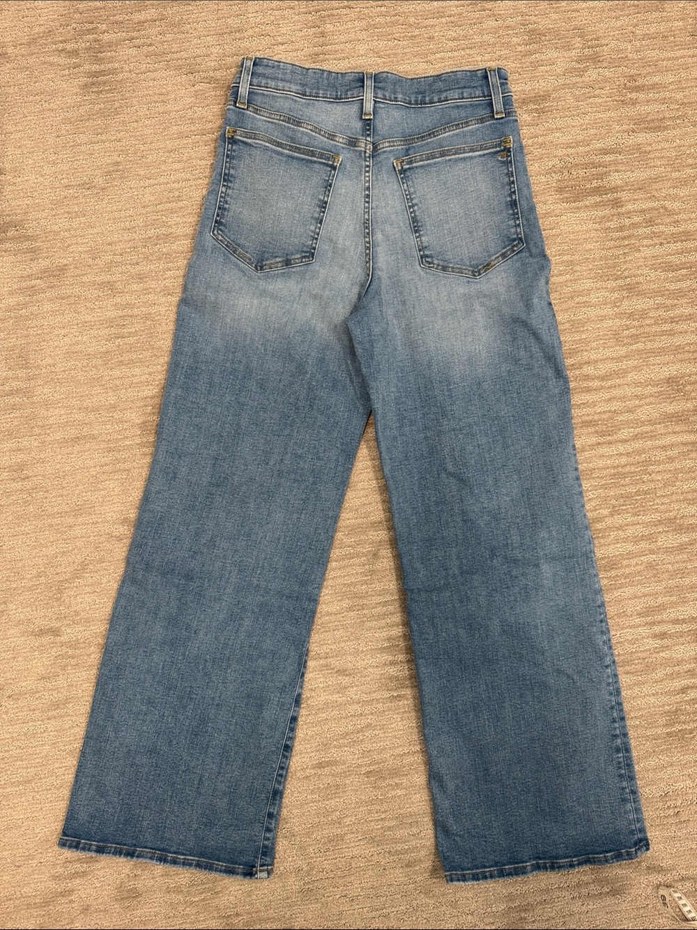 Madewell The Wide-Leg Jean in Super Stretch Denim NWOT Size 28 - Picture 12 of 13